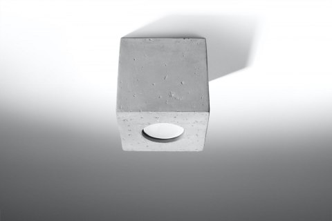 Plafon QUAD Beton lampa domowa nowoczesna kuchnia salon jadalnia Plafon QUAD Beton lampa domowa nowoczesna kuchnia salon jadalnia