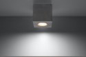 Plafon QUAD Beton lampa domowa nowoczesna kuchnia salon jadalnia