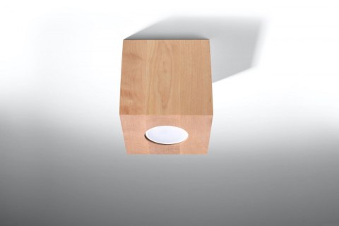 Plafon QUAD Naturalne Drewno lampa domowa nowoczesna kuchnia salon jadalnia Plafon QUAD Naturalne Drewno lampa domowa nowoczesna kuchnia salon jadalnia