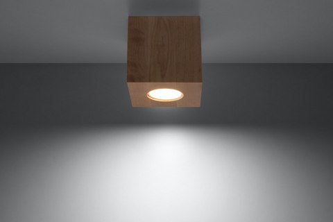 Plafon QUAD Naturalne Drewno lampa domowa nowoczesna kuchnia salon jadalnia Plafon QUAD Naturalne Drewno lampa domowa nowoczesna kuchnia salon jadalnia
