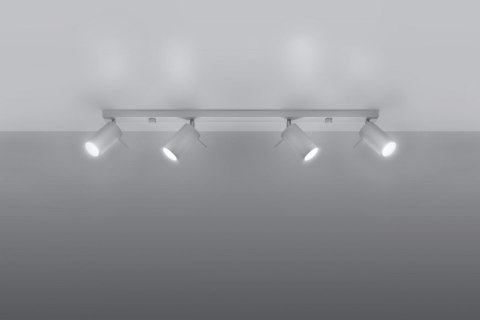 Plafon RING 4L Biały lampa domowa nowoczesna kuchnia salon jadalnia Plafon RING 4L Biały lampa domowa nowoczesna kuchnia salon jadalnia