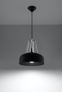 Lampa Wisząca CASCO Czarna/Białe Drewno lampa domowa nowoczesna kuchnia salon jadalnia