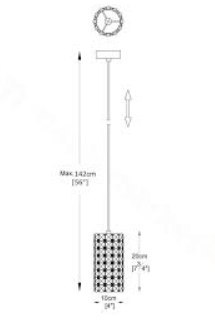 LAMPA żyrandol ZUMA LINE suffle P0266-01A LAMPA żyrandol ZUMA LINE suffle P0266-01A