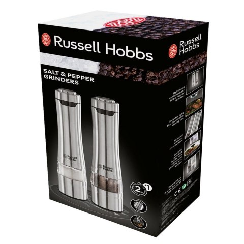 Elektryczne 2szt młynki pieprzu Russel Hobbs ceramiczne Elektryczne 2szt młynki pieprzu Russel Hobbs ceramiczne