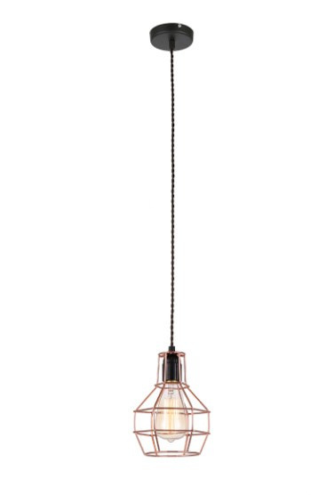 Lampa żyrandol PERIFO MDM-2272/1 BK COP miedź Lampa żyrandol PERIFO MDM-2272/1 BK COP miedź