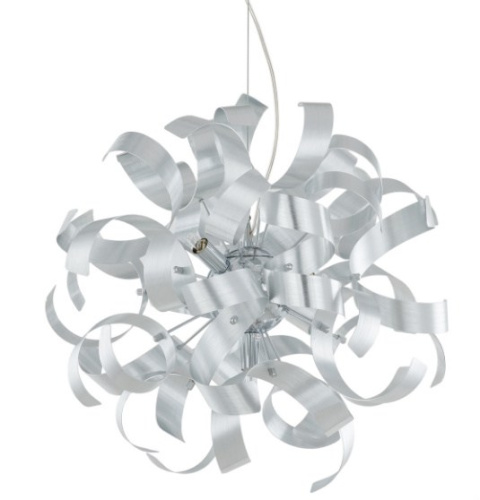 Lampa żyrandol CARRICK MD11026-5A srebrny/metal