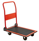 Wózek platformowy 150kg sklepowy bagażowy malowany proszkowo Wózek platformowy 150kg sklepowy bagażowy malowany proszkowo