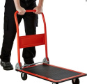 Wózek platformowy 150kg sklepowy bagażowy malowany proszkowo Wózek platformowy 150kg sklepowy bagażowy malowany proszkowo