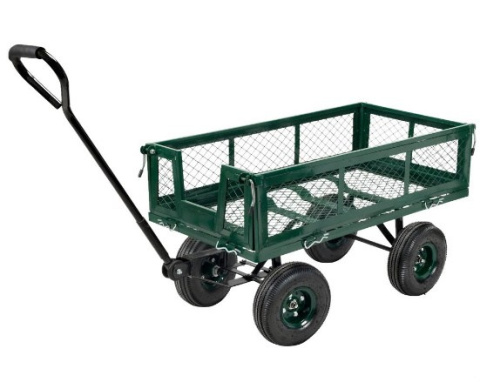 Wózek transportowy 95x50cm burty zdejmowane 250kg Wózek transportowy 95x50cm burty zdejmowane 250kg
