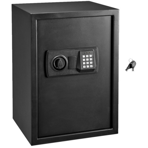 Sejf elektroniczny zamek szyfrowy 43 l stal ścienny Sejf elektroniczny zamek szyfrowy 43 l stal ścienny