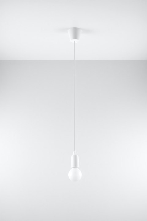 Lampa wisząca DIEGO 1 biała Lampa wisząca DIEGO 1 biała