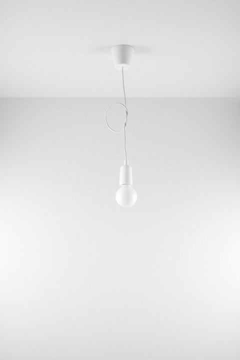 Lampa wisząca DIEGO 1 biała Lampa wisząca DIEGO 1 biała