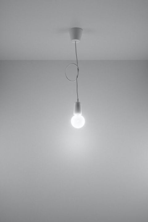Lampa wisząca DIEGO 1 biała Lampa wisząca DIEGO 1 biała