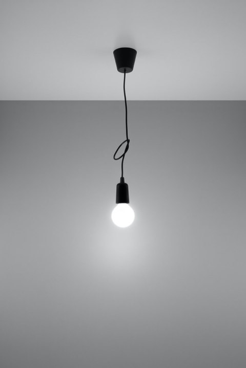 Lampa wisząca DIEGO 1 czarna Lampa wisząca DIEGO 1 czarna
