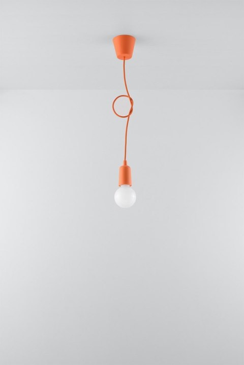 Lampa wisząca DIEGO 1 pomarańczowy Lampa wisząca DIEGO 1 pomarańczowy