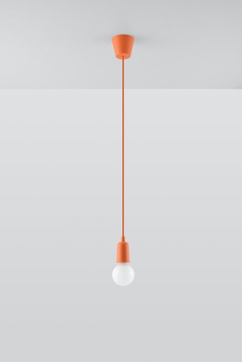 Lampa wisząca DIEGO 1 pomarańczowy Lampa wisząca DIEGO 1 pomarańczowy