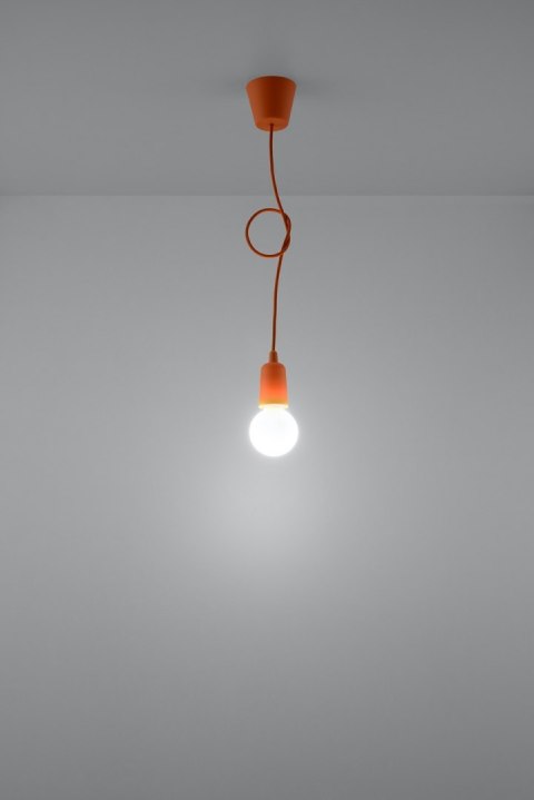 Lampa wisząca DIEGO 1 pomarańczowy Lampa wisząca DIEGO 1 pomarańczowy