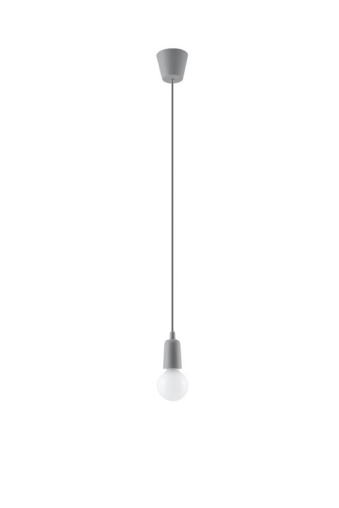 Lampa wisząca DIEGO 1 szara Lampa wisząca DIEGO 1 szara