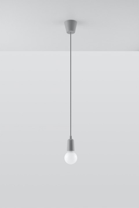 Lampa wisząca DIEGO 1 szara Lampa wisząca DIEGO 1 szara