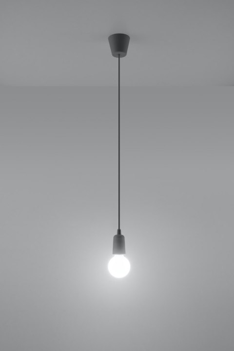 Lampa wisząca DIEGO 1 szara Lampa wisząca DIEGO 1 szara