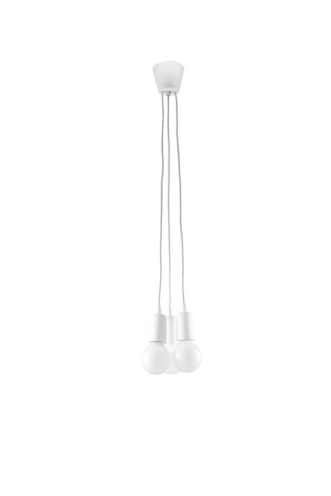 Lampa wisząca DIEGO 3 biała Lampa wisząca DIEGO 3 biała