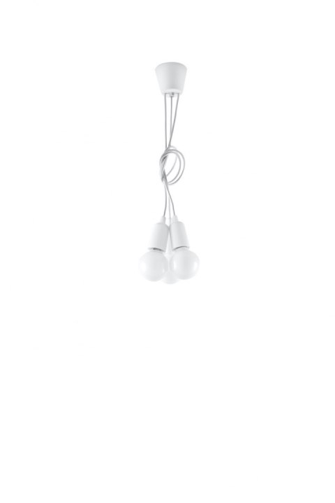 Lampa wisząca DIEGO 3 biała Lampa wisząca DIEGO 3 biała