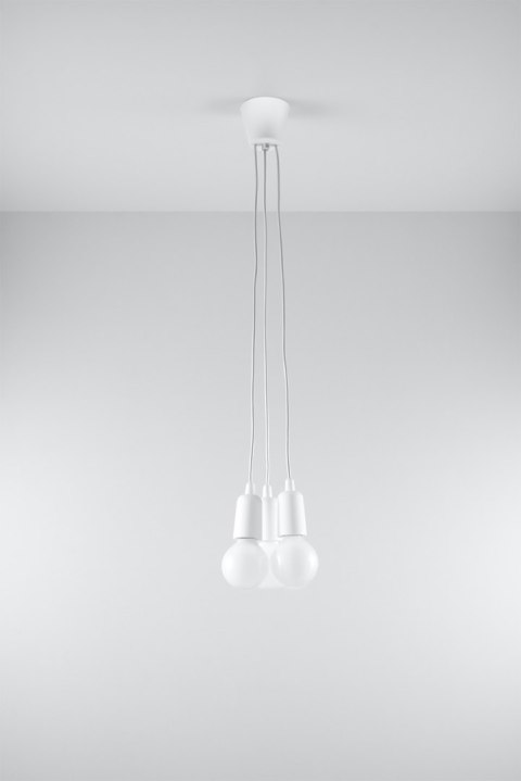 Lampa wisząca DIEGO 3 biała Lampa wisząca DIEGO 3 biała