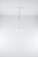 Lampa wisząca DIEGO 3 biała