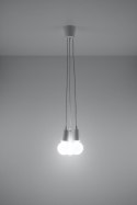 Lampa wisząca DIEGO 3 biała