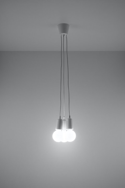 Lampa wisząca DIEGO 3 biała Lampa wisząca DIEGO 3 biała