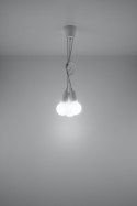 Lampa wisząca DIEGO 3 biała