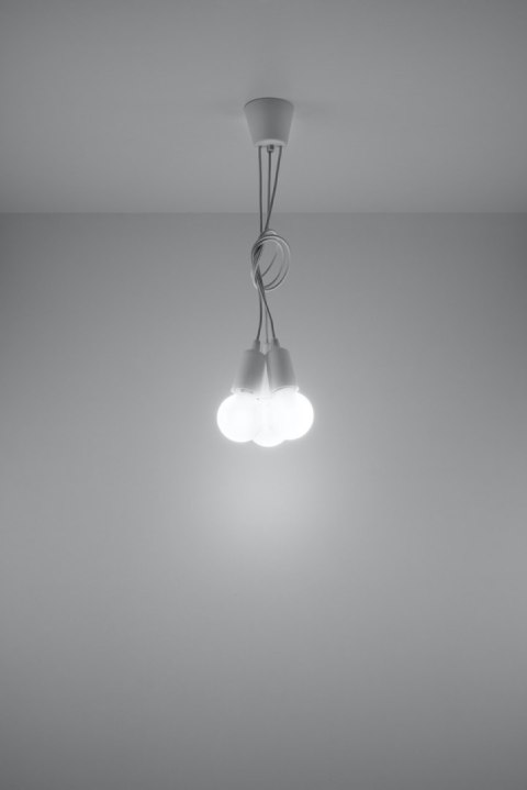 Lampa wisząca DIEGO 3 biała Lampa wisząca DIEGO 3 biała