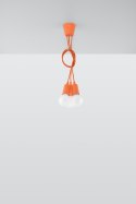 Lampa wisząca DIEGO 3 pomarańczowy
