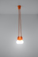 Lampa wisząca DIEGO 3 pomarańczowy