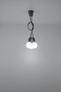 Lampa wisząca DIEGO 3 szara