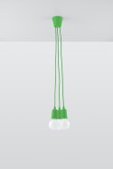 Lampa wisząca DIEGO 3 zielony