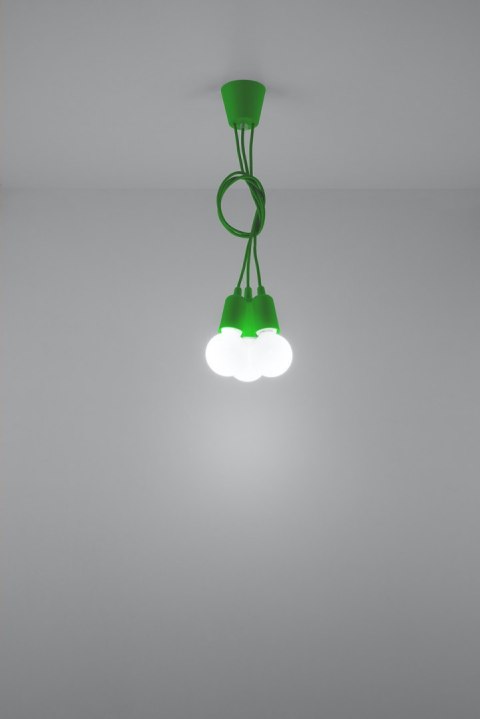 Lampa wisząca DIEGO 3 zielony Lampa wisząca DIEGO 3 zielony