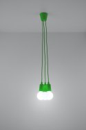 Lampa wisząca DIEGO 3 zielony