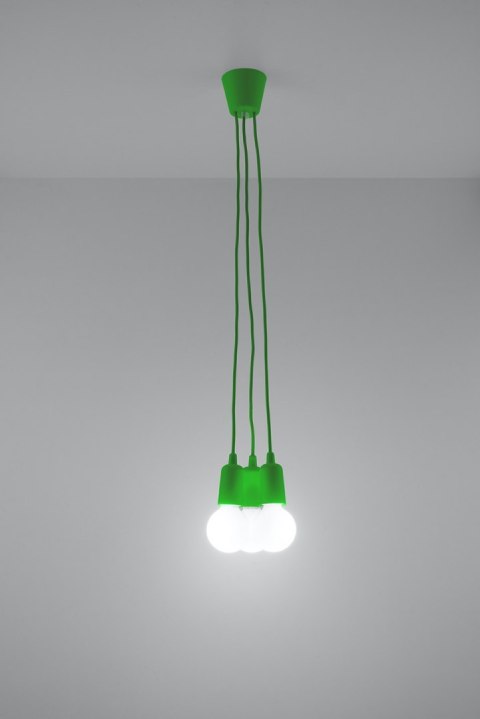 Lampa wisząca DIEGO 3 zielony Lampa wisząca DIEGO 3 zielony
