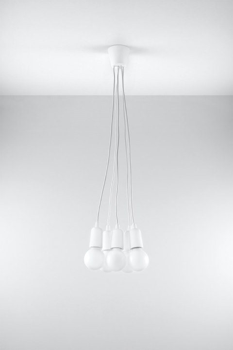 Lampa wisząca DIEGO 5 biała Lampa wisząca DIEGO 5 biała