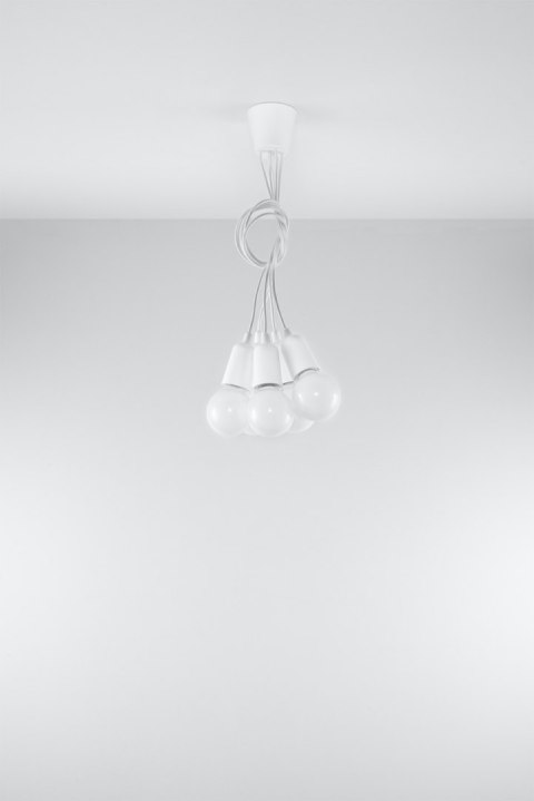 Lampa wisząca DIEGO 5 biała Lampa wisząca DIEGO 5 biała
