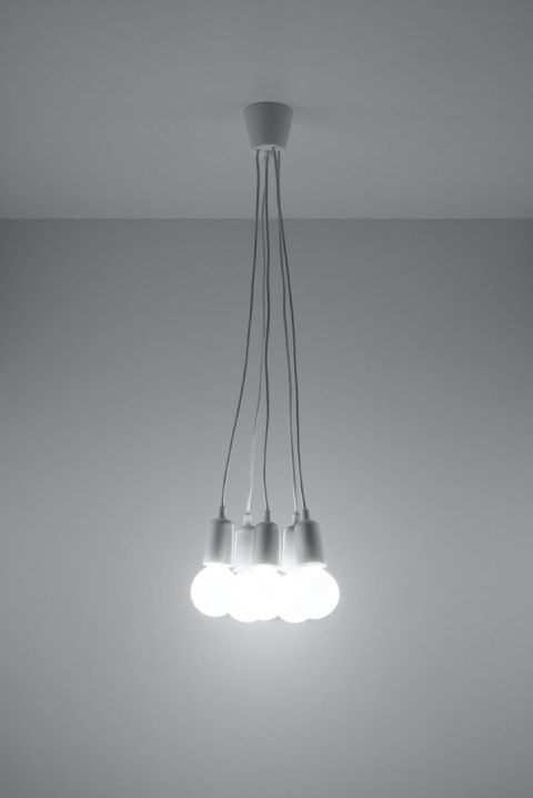Lampa wisząca DIEGO 5 biała Lampa wisząca DIEGO 5 biała