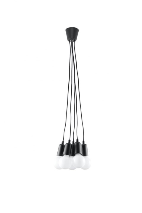 Lampa wisząca DIEGO 5 czarna Lampa wisząca DIEGO 5 czarna