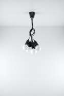 Lampa wisząca DIEGO 5 czarna