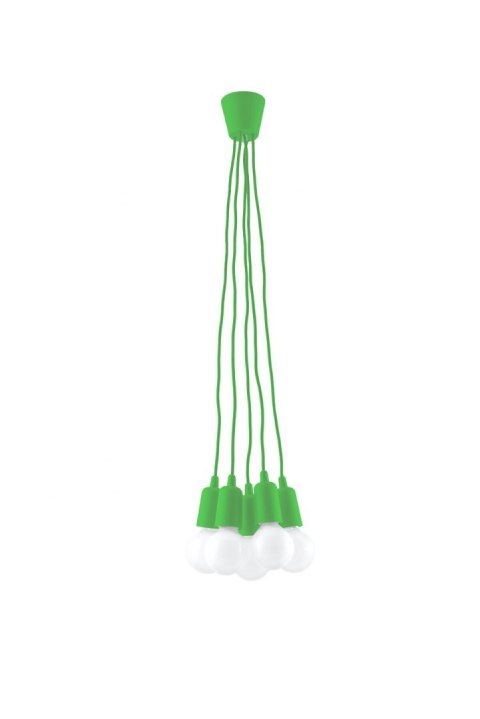 Lampa wisząca DIEGO 5 zielony Lampa wisząca DIEGO 5 zielony