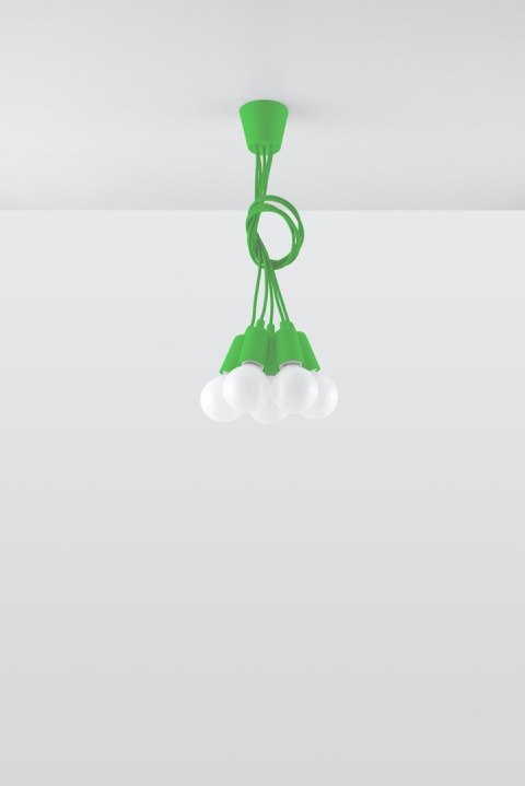Lampa wisząca DIEGO 5 zielony Lampa wisząca DIEGO 5 zielony