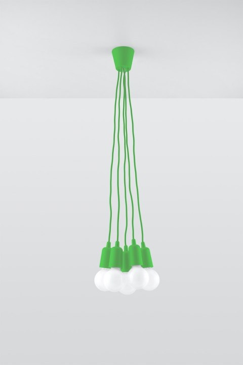 Lampa wisząca DIEGO 5 zielony Lampa wisząca DIEGO 5 zielony