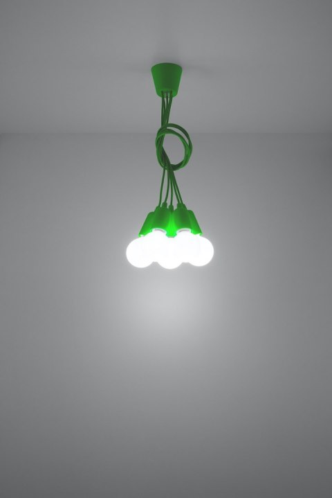 Lampa wisząca DIEGO 5 zielony Lampa wisząca DIEGO 5 zielony