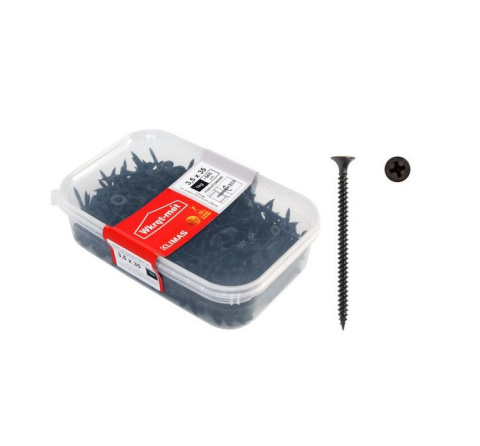 Wkręty 3,5 x 35mm opak 1kg czarne fosfatowane Wkręty 3,5 x 35mm opak 1kg czarne fosfatowane