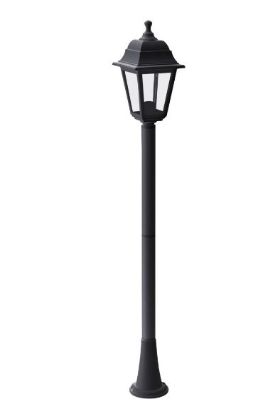 Latarnia IP44 ROKO 105cm Ogród czarny mat ogrodowa lampa Latarnia IP44 ROKO 105cm Ogród czarny mat ogrodowa lampa